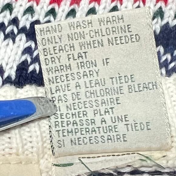 Vintage Northern Reflections Mens Size Large Nordic Pattern Sweater Indie Ski - Picture 9 of 10